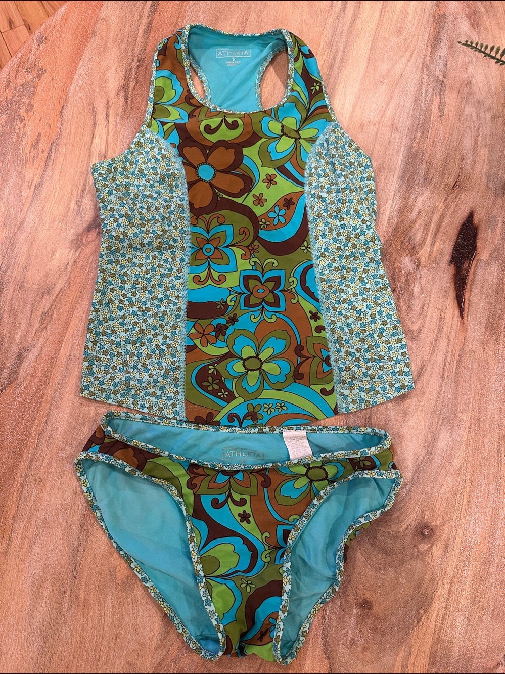 Athleta Tankini Set size small